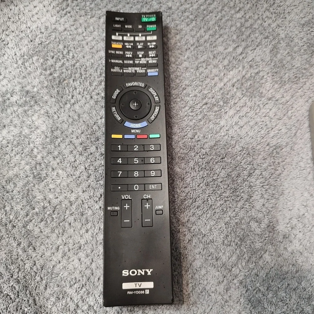 Original Sony RM-YD036 For Bravia LED TV Remote - Picture 1 of 7